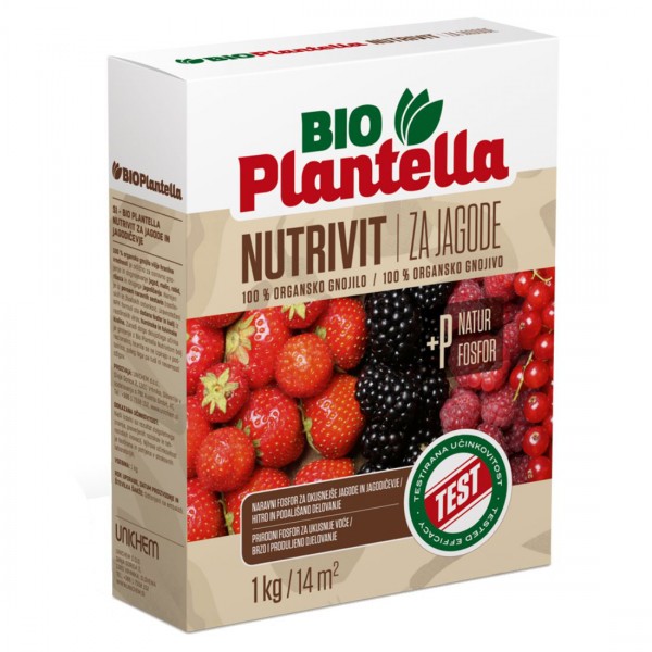 Ingrasamanat granulat Bio Nutrivit pentru fructe si arbusti cu baca, 1 Kg, Unichem