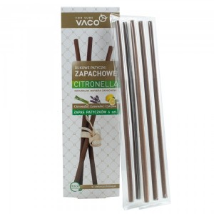 Bastonase Eco Citronella impotriva tantarilor, mustelor si moliilor, 6 bucati, Vaco